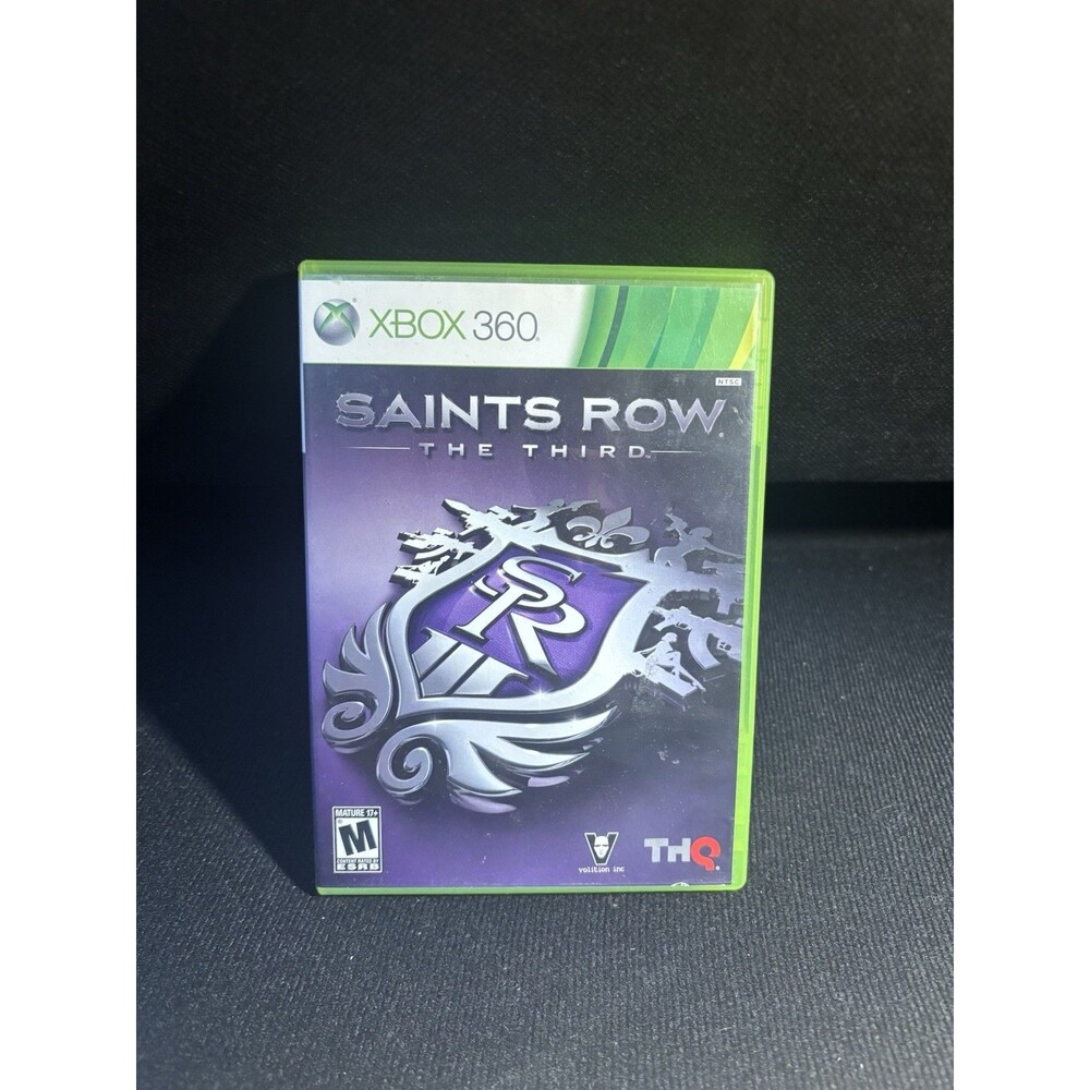 Saints Row The Third Xbox 360 Complete CIB THQ Volition Action Open World Game